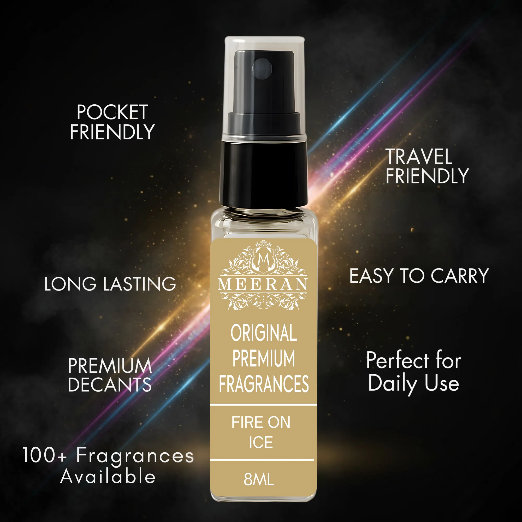  Lattafa Fire On Ice (8ML) Eau de Parfum for Unisex | Decented From Original Bottle